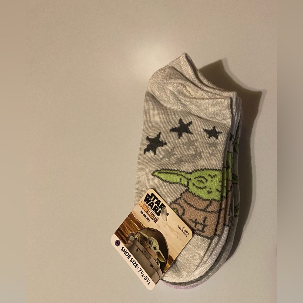 Star Wars Socks / Size 7 1/2 - 3 1/2 / 5 Pairs / NWT